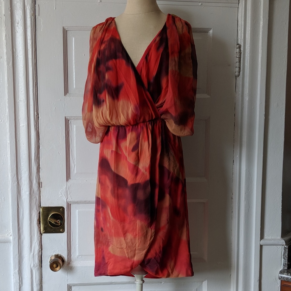Silk Haute Hippie wrap dress